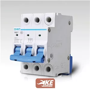 کلید مینیاتوری AC سه پل 25 آمپر 6kA تیپ C چینت سری NB7