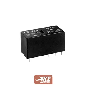 رله کتابی 12vDC تک کنتاکت 16 آمپر هونگفا HF115F/012-1Z