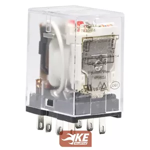 رله 230VAC سه کنتاکت 7 آمپر هونگفا HF18FF/A230-3Z1TD