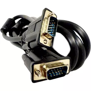 کابل VGA اورجینال 1.5 متری 5 3 سر سوکت مشکی