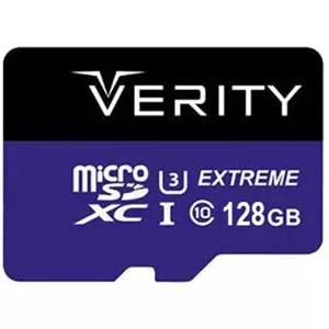 کارت حافظه VERITY مدل U3 ظرفیت ۱۲۸ گیگابایت سرعت ۸۰MBps
