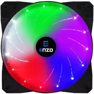 فن کیس گیمینگ انزو مدل FAN-004 سایز ۱۲*۱۲ RGB