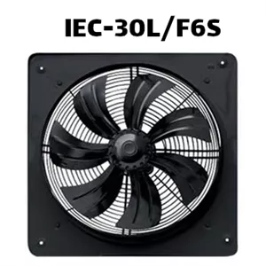 تحلیل و مشخصات فنی هواکش صنعتی سایز 30 ژنیران ایلکا فلزی کم دور تک فاز IEC-30L/F6S