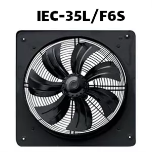 تحلیل و مشخصات فنی هواکش صنعتی سایز 35 ژنیران ایلکا فلزی کم دور تک فاز IEC-35L/F6S