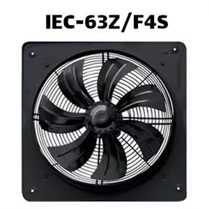تحلیل و مشخصات فنی هواکش صنعتی سایز 63 ژنیران ایلکا فلزی تکفاز IEC-63Z/F4S
