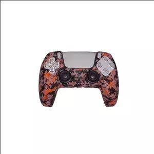 کاور دسته ps5 طرح چریکی نارنجی مشکی