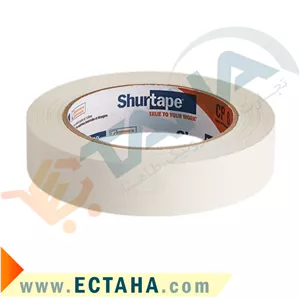 چسب کاغذی بدون اثر آبی آمریکایی برند shurtape عرض 2/5 سانت