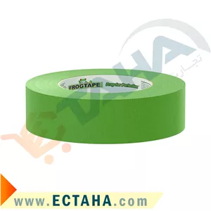 چسب کاغذی بدون اثر زرد آمریکایی برند Frogtape عرض 2/5 سانت