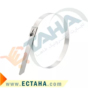 بست کمربندی فلزی استیل طول 20 سانت