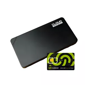 مودم 3G/4G قابل حمل کلود ایر هوآوی مدل U3 به همراه سیم کارت 360 درجه مبین نت با بسته 200 گیگ یکساله