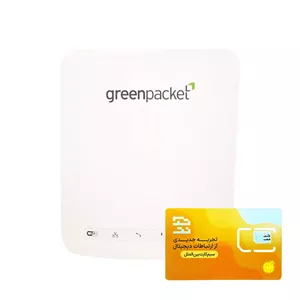 مودم TD-LTE گرین پکت مدل WLTXFSR-104GN به همراه سیم کارت تک نت با بسته 300 گیگ یک ساله