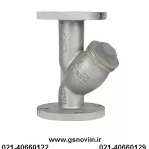 شیر صافی کلاس ۱۵۰ فولاد ریختگی با توری ۳۰۴ استنلس استیل 