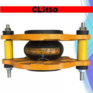 لرزه‌گیر آب گرم لاستیکی مهاردار قرمز کلاس 150 – فلکسور پارس