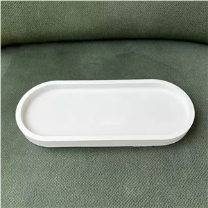 دکوری سینی بیضی لبه دار 24cm