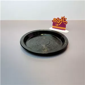 بشقاب یکبار مصرف مشکی لوکس