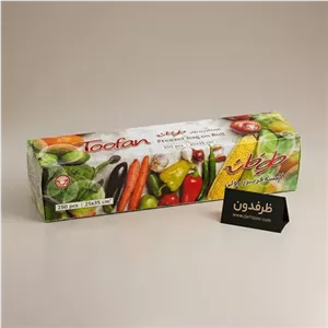 کیسه فریزر رولی 250 برگ مدل آسان مصرف