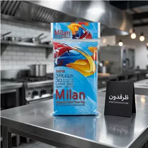 کیسه زباله رولی بزرگ سایز 90×65 ضخیم بسته 3 رول