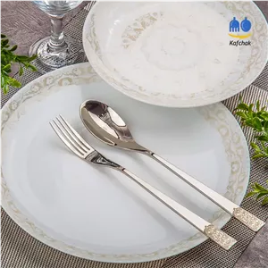 سرویس قاشق چنگال بارونیا - امپریال یک خط طلا - براق