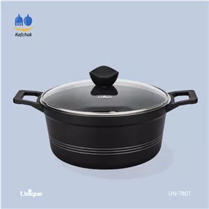 قابلمه تک یونیک سایز 28 - مدل 7807 - چدن گرانیتی