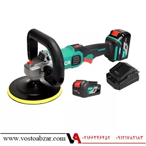 پولیش شارژی 20 ولت 2 باطری دی سی ای مدل ADSP02-180BM