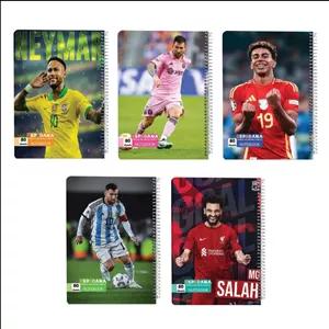 دفتر اسپادانا ۸۰ برگ طرح فوتبالی مجموعه ۵ عددی