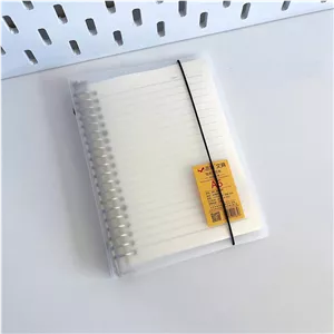 کلاسور 20 حلقه فلزی A5 شفاف مینیمال 