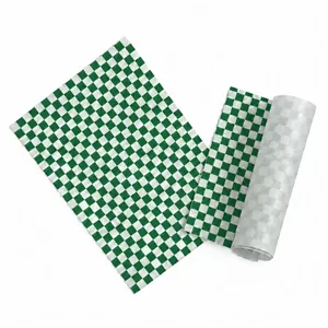 کاغذ پوستی 70×50 طرح شطرنج سبز