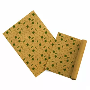 کاغذ کرافت 70×100 طرح برگ