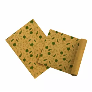 کاغذ کرافت 70×50 طرح برگ