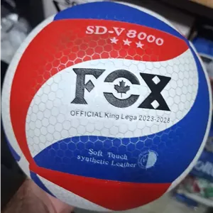 توپ والیبال فاکس مدل SD-V8000 آبی قرمز