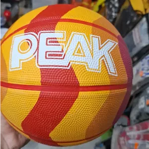 توپ بسکتبال PEAK قرمز نارنجی در دو سایز 5 و 7