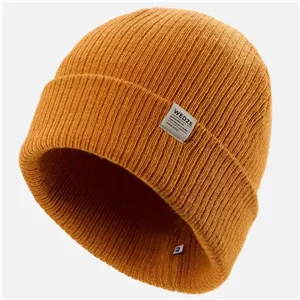 کلاه بافتنی WEDZE مدل FISHERMAN MUSTARD