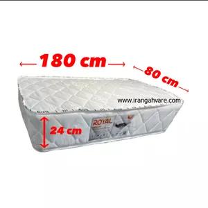 تشک طبی فنری رویال مدل پرک ضخامت 24 سانتی متر
