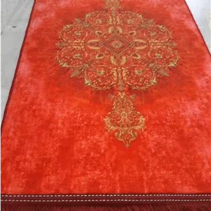 پادری فرش 1200 شانه نخ کلاریس ترنج نارنجی