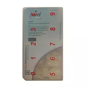 تیپ کاشت ناخن 100 عددی شیشه ای مدل GK-100 جول jewel