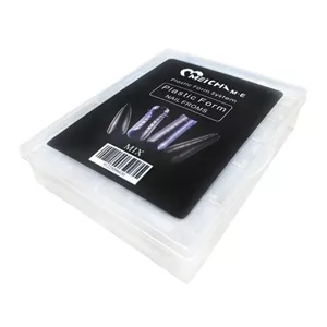 قالب موقت کاشت ژل ناخن میکس 4 طرح 110 عددی مچا Meicha
