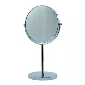 آینه آرایشی رومیزی بزرگ گرد 8 اینچی عدسی 5 برابری مدل GM-1418 جول Jewel قطر 20