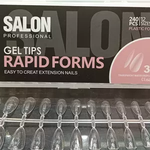ژلیکس قالب دائمی کاشت ژل 240 عددی کد سه بادومی سرگرد سالن Salon