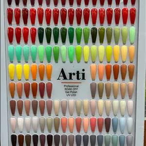 لاک ژل ناخن ژلیش 10 میل آرتی Arti کد 1 تا 315