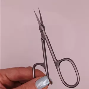قيچي مانيکور حرفه اي کوتيکول مدل نقره اي Angel سالن Salon
