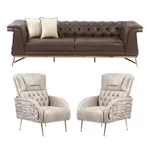 مبل راحتی 5 نفره مدل الگانس کد 4141 کاتن مدل 101801