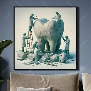 تابلو کلینیک دندانپزشکی کد DN328