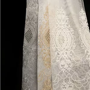 پرده تور پایین حاشیه طرح دار برند بریلنت در رنگ‌های متنوع