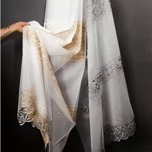 قیمت پرده تور سه حاشیه بریلنت برای سالن پذیرایی