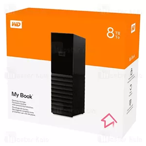 هارد اکسترنال ( کارکرده 12 ماه از گارانتی مانده)وسترن دیجیتال مدل My Book Desktop ظرفیت هشت ترابایت دارای رابط USB Type-A 3.0