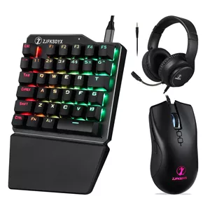 کیبورد به همراه ماوس و هدست گیمینگ  C91 MAX-Pro