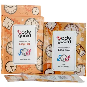 ژل لوبریکانت ساشه ای بادیگارد مدل طولانی مدت و تأخیری Long Time بر پایه آب بسته 3 عددی