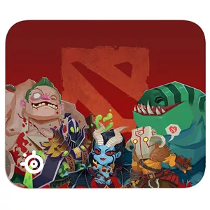 پد موس SteelSeries QcK Mini Dota 2 Edition