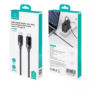 کابل شارژ Usams SJ744 100w fast Charging Type-C