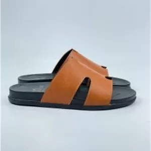 کد 365 اسلیپر صندل HERMES هرمس نارنجی مشکی
